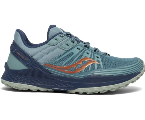 Tenis Saucony Mad River TR 2 Mujer Zapatillas Trail Running River / Copper México MX-063-CR